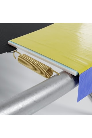 Cuscino per tappeto elastico - 14 FT - 427 cm - Blu - Blu, giallo e rosso