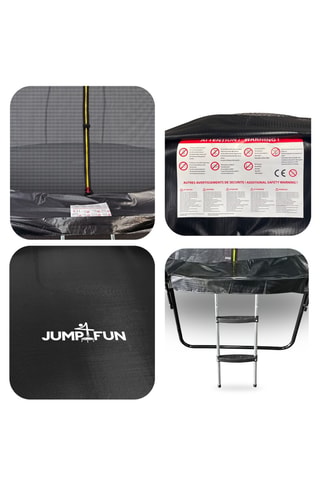 Trampolim - A partir dos 3 anos - 244 x 244 x 202 cm