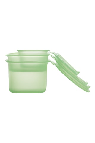 3 contenitori salvafreschezza in silicone - 0,2/0,5/1 l