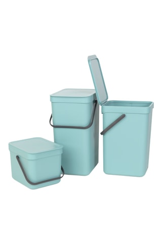 Pattumiera da cucina Sort & Go - 6 l - Azzurro