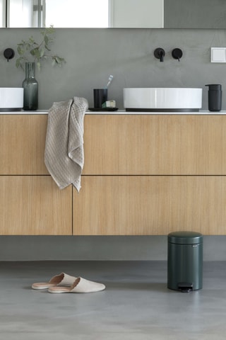 Pattumiera a pedale Newlcon - 3 l - Verde