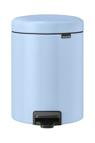 Pattumiera a pedale Newlcon - 5 l - Azzurro