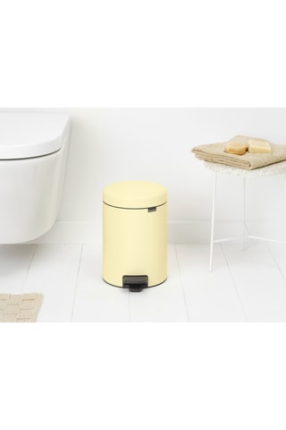 Pattumiera a pedale Newlcon - 5 l - Giallo