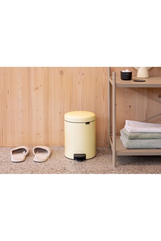 Pattumiera a pedale Newlcon - 5 l - Giallo