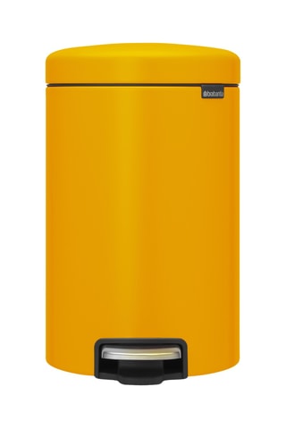 Pattumiera a pedale Newlcon - 12 l - Giallo
