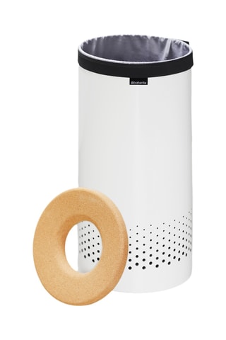 Cesto per bucato - 35 l - Bianco