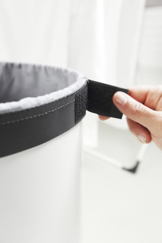 Cesto per bucato - 35 l - Bianco