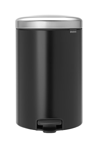 Pattumiera a pedale Newlcon - 20 l - Nero
