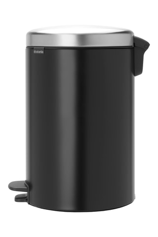 Pattumiera a pedale Newlcon - 20 l - Nero