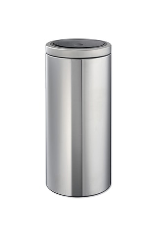 Pattumiera Touch Bin Flat Lid - 30 l - Argentato