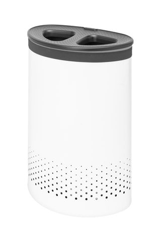 Cesto per bucato - 45 x 29 x 63 cm - Bianco