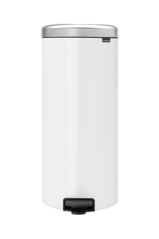 Pattumiera a pedale Newlcon - 30 l - Bianco