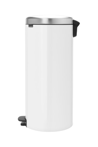 Pattumiera a pedale Newlcon - 30 l - Bianco