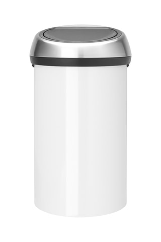 Poubelle Touch Bin - 60 l - Blanc