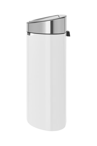 Poubelle Touch Bin - 40 l - Blanc