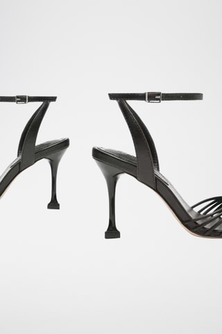 Sandalias de tacón - Negro