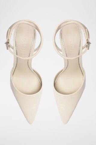 Zapatos de piel de tacón - Blanco