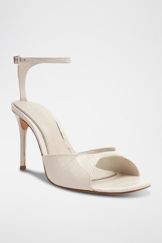 Sandalias de tacón - Blanco