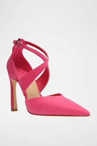 Zapatos de piel de tacón - Rosa