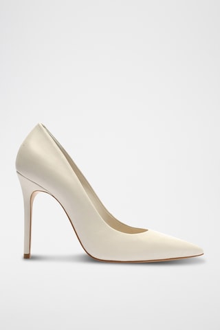 Zapatos de piel de tacón - Blanco