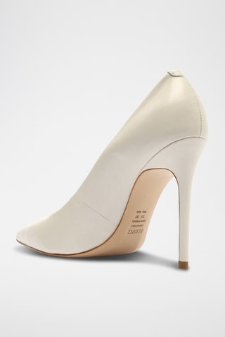 Zapatos de piel de tacón - Blanco