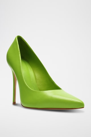 Zapatos de piel de tacón - Verde