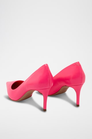 Zapatos de piel de tacón - Rosa