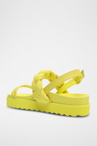 Sandalias con plataforma - Amarillo