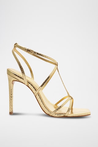 Sandalias de tacón - Dorado