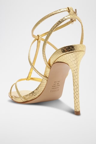 Sandalias de tacón - Dorado