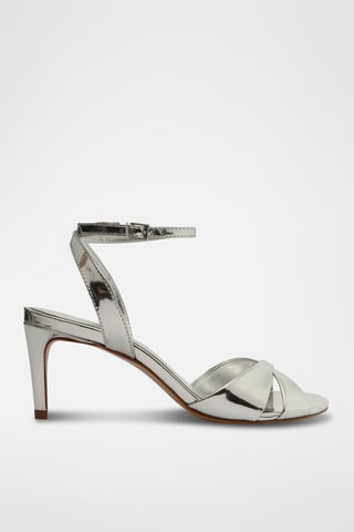 Sandalias de tacón - Plateado