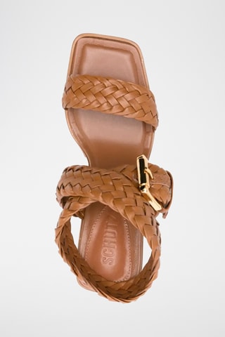 Sandalias de tacón - Marrón