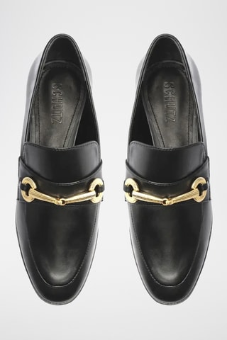 Mocasines de piel - Negro