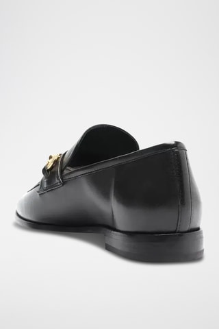 Mocasines de piel - Negro