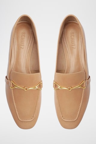 Mocasines de piel - Marrón