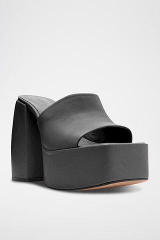 Sandalias de tacón - Negro