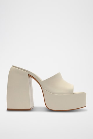 Sandalias de tacón - Blanco