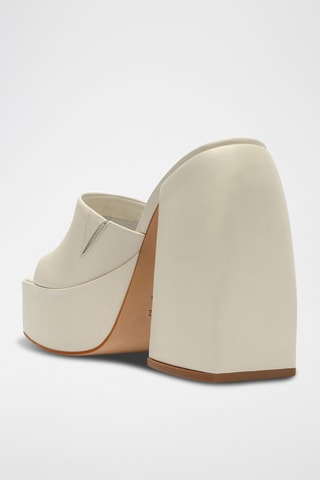 Sandalias de tacón - Blanco