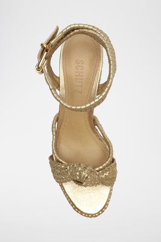 Sandalias de tacón - Dorado