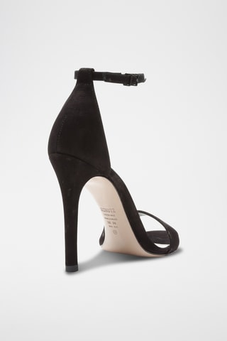 Sandalias de piel de tacón - Rosa