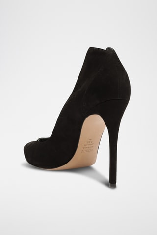 Zapatos de piel de tacón - Negro