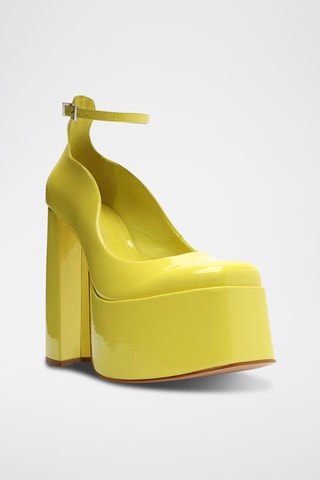 Sandalias de tacón - Amarillo