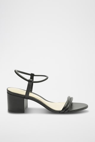 Sandalias de tacón - Negro