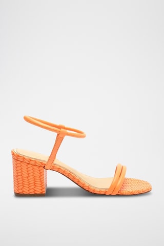 Sandalias de tacón - Naranja