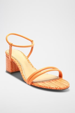 Sandalias de tacón - Naranja