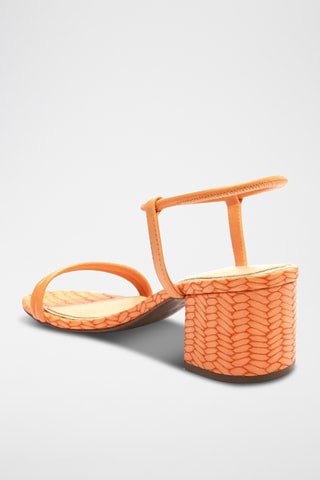 Sandalias de tacón - Naranja