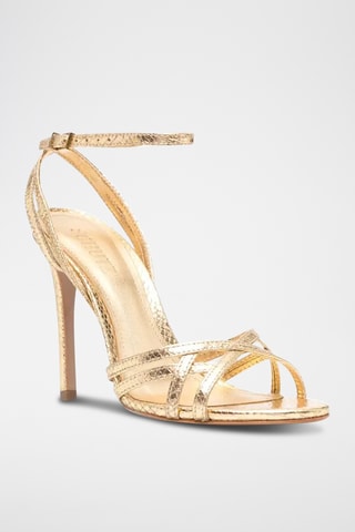 Sandalias de tacón - Dorado