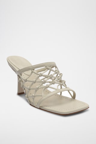 Sandalias de tacón - Blanco