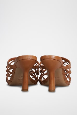 Sandalias de tacón - Marrón