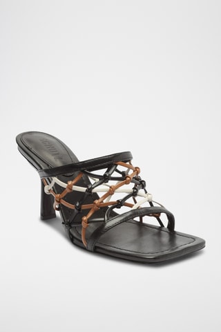 Sandalias de tacón - Negro